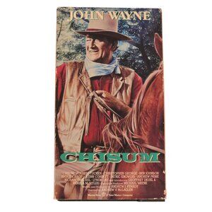 John Wayne Chisum VHS Western Movie 1970 Vintage Cowboy Collectible